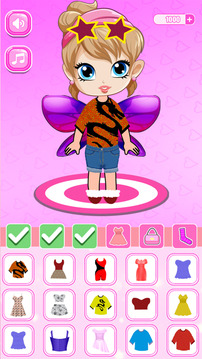 Fashion Famous Doll Dress Up游戲截圖2