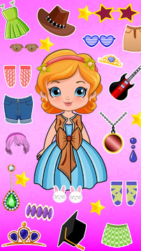 Fashion Famous Doll Dress Up游戲截圖1