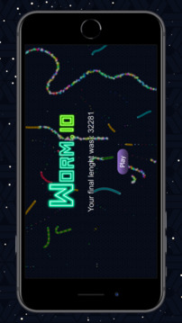 Wormio Snake Slither Worm游戲截圖2