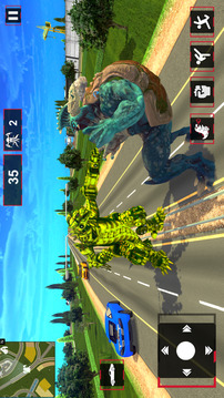 Gorilla vs Kaiju City Rush游戲截圖2