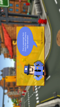 Blocky Taxi Drive Simulator 3D游戲截圖2