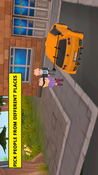 Blocky Taxi Drive Simulator 3D游戲截圖1