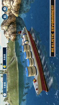 Oil Tanker Cargo Ship Sim 3D游戲截圖2