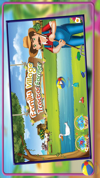 Family Village Tractor Farmer游戲截圖1