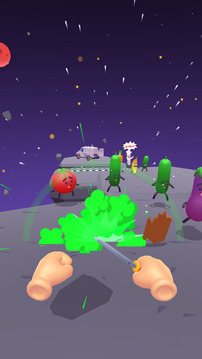 Hit Tomato 3D Knife Master游戲截圖1
