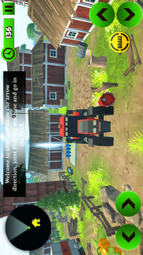 Block Farming Tractor Sim游戲截圖5