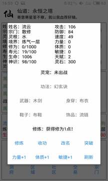 仙道永恒之塔游戲截圖5