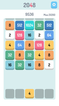 極簡2048游戲截圖1