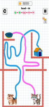 寵物熱潮：畫回家拼圖游戲截圖4