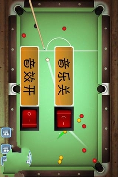 3D瘋狂臺(tái)球游戲截圖1