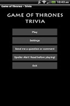 Game of Thrones - Trivia游戲截圖2