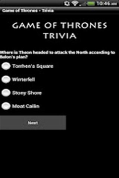 Game of Thrones - Trivia游戲截圖3