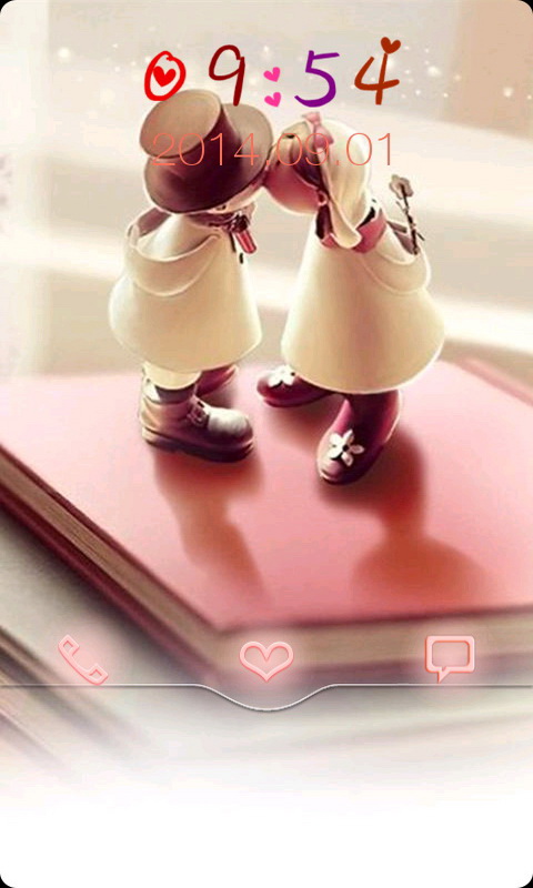 梦幻非主流情侣一键九宫格锁屏下载|梦幻非主