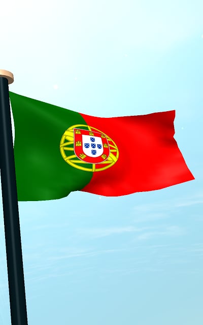 葡萄牙旗3D免费动态壁纸下载|葡萄牙旗3D免费