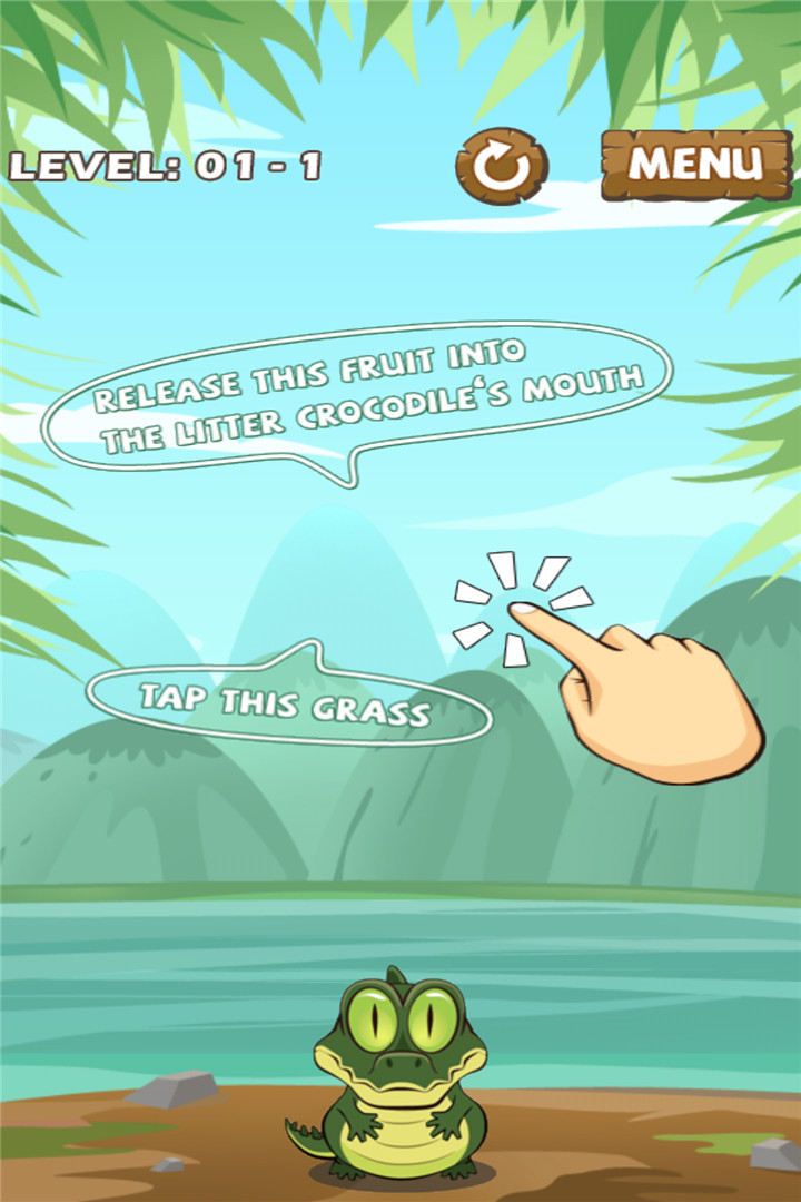 小鳄鱼顽皮吃果果下载