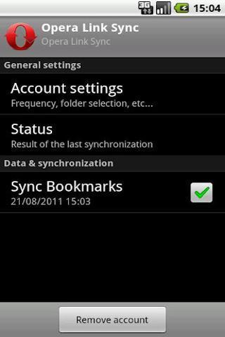 Sync for Opera Link截图1
