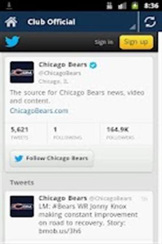 Chicago Bears Players Twitters截图5