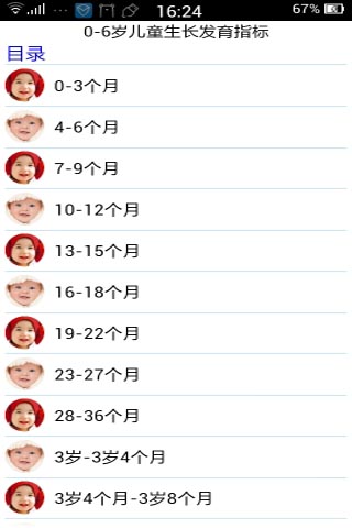 0-6岁儿童生长发育指标截图2