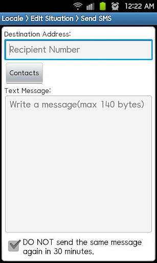 Locale Send SMS Plug-in截图3