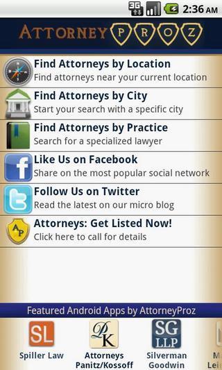 Attorney Proz - Lawyer Search截图4