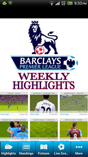 Premier League Highlights 2013截图1
