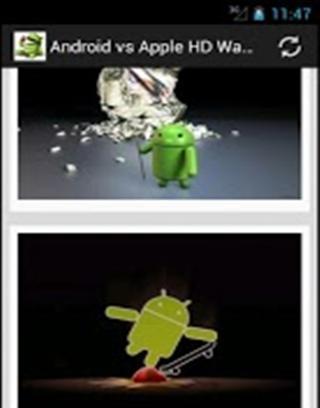 Android vs Apple HD Wallpapers截图2