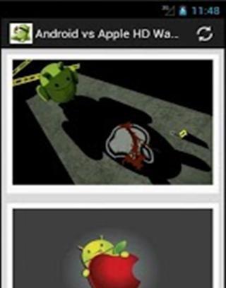 Android vs Apple HD Wallpapers截图3