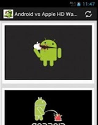 Android vs Apple HD Wallpapers截图4