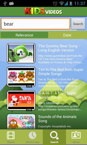 Kids Videos Mobile截图3