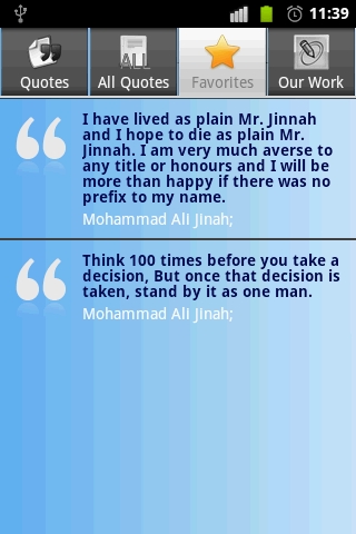 Muhammad Ali Jinnah Quotes截图1