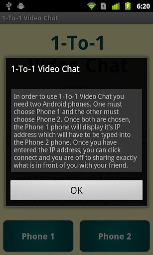 1-To-1 Video Chat截图1