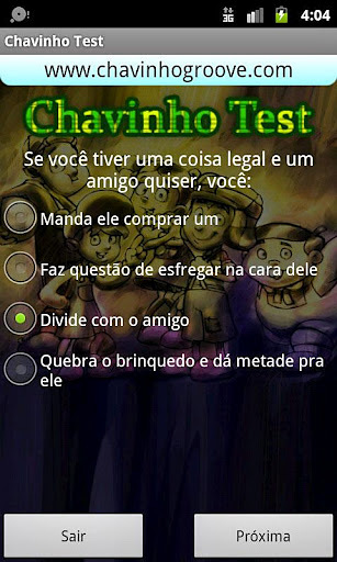 Chavinho Test - Teste Chaves截图1