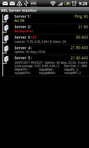 Servers monitor截图1