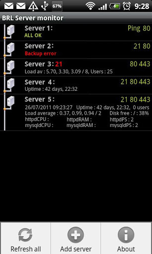 Servers monitor截图2