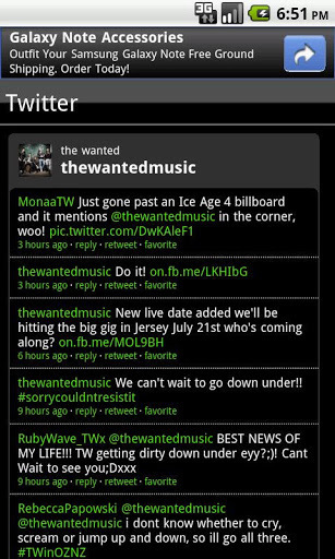 The Wanted Fan App截图4