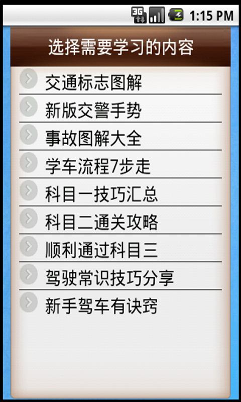 驾考2013截图3