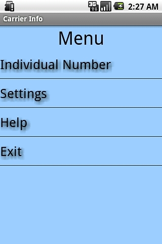 Carrier Info截图1
