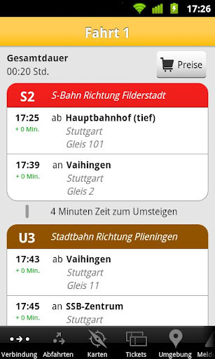 FahrInfo Stuttgart截图2