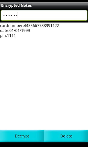 Encrypt Notes截图4