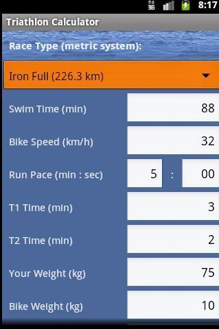 Triathlon Calculator截图5