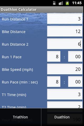 Triathlon Calculator截图6