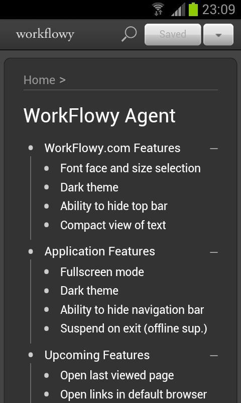 WorkFlowy Agent截图1