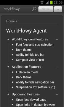 WorkFlowy Agent截图