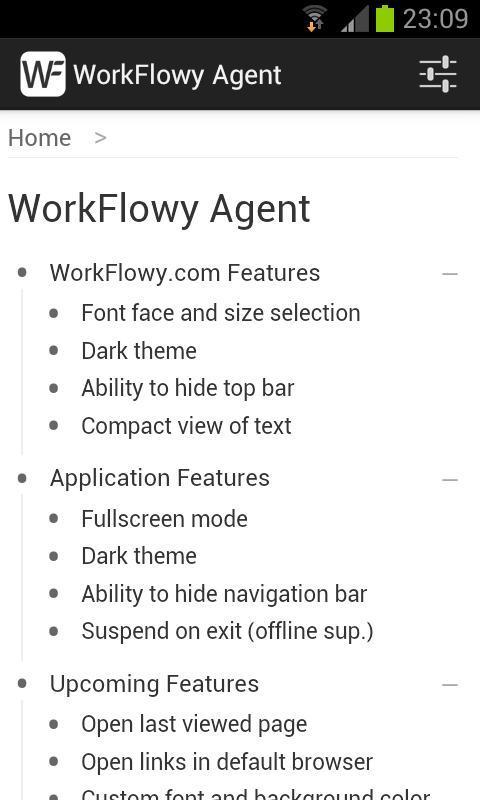 WorkFlowy Agent截图3