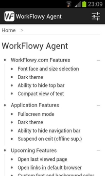 WorkFlowy Agent截图