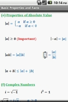 Algebra Cheat Sheet (Free)截图