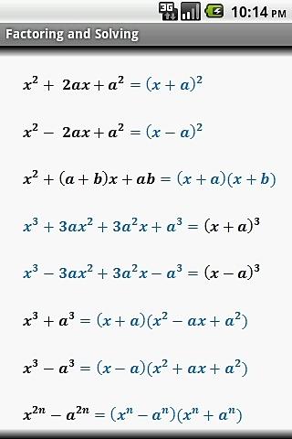 Algebra Cheat Sheet (Free)截图7