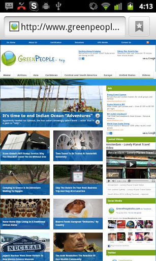 GreenPeopleSite Trip截图2