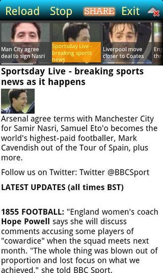 BBC+SKY News Sports截图