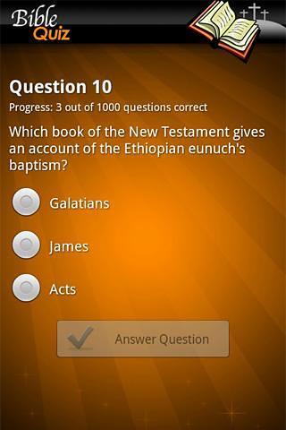 FreePlay Bible Quiz截图3